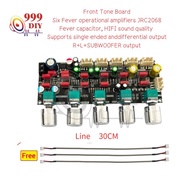 999DIY ZK PRO1 Pre-Ampliifer Board Front-End บอร์ด Tone แผ่นปริมาณ Preamp Mixer Board สำหรับเครื่องข