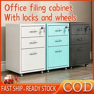 Metal Filing Cabinet 356 Drawer Mobile Pedestal Under Desk Storage Organizer Office File Cabinet/Dis