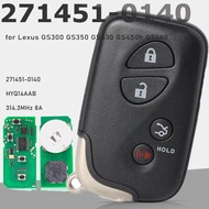 KEYECU 271451-0140 Smart Key 314.3MHz / 433MHz Keyless Remote Fob for Lexus GS300 GS350 GS430 GS450h