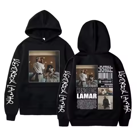 Rapper Kendrick Lamar Graphic Hoodie Album Mr Morale & The Big Steppers Print Sweatshirts Men Women