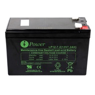 แบตเตอรี่ 12V-7.2AH ดำ คลีนไลน์ I-Power