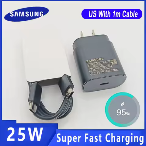SAMSUNG 25W US Type C Charger PD Super Fast Charging Power Adapter For Galaxy S26 S25 S24FE S23 Z Fl