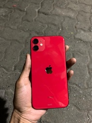 Iphone 11 128gb Red Second / Bekas Original Ibox