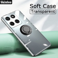 Phone case For Motorola Moto G86 Back cover Ring Holder Phone Case Ultra Thin Transparent Car Naviga