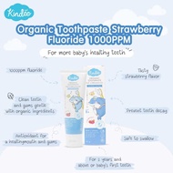Kinde Organic Fluoride Toothpaste 1 Year - 6 Years + 1000ppm / Organic Toothpaste for Children