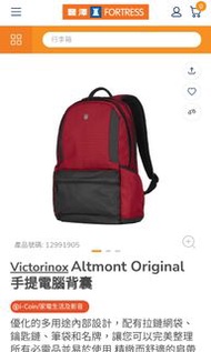 全新豐澤行貨 victorinox altmont original 手提電腦背囊 （藍/紅色）