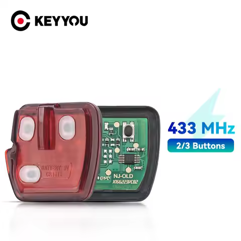 KEYYOU 2/3 Buttons Remote Control key Circuit Board Pad 433MHz for MITSUBISHI Triton Pajero Outlande