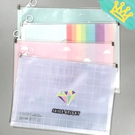 A4 Pattern Zipped File Organizer (1 PIECE) Goodie Bag Gifts Christmas Teachers' Day Children's Day