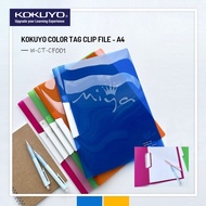 KOKUYO COLOR TAG CLIP FILE - A4 (CAPACITY APPROX. 20 SHEETS)