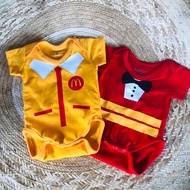 baby onesie collection fastfood uniforms jollibee and mcdo inspired 6YRQ
