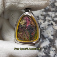 Colorful Leklai Pendant 彩色力泥吊坠 Leklai Amulet 马来西亚力泥 100% Natural Leklai