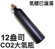 【領航員會館】12oz高壓CO2大鋼瓶 氣已經灌飽 氣體純淨無雜質高級加厚瓶身 重火力鎮暴槍9盎司大氣瓶漆彈槍SP100