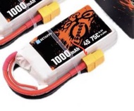 BETAFPV  1000mAh 4S 竞速穿越无人机X-Knight360 75C锂电池 （1 個裝）