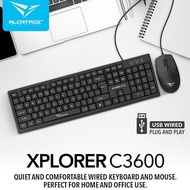 Alcatroz Xplorer C3600 USB Wired Keyboard + Mouse 1 Year Warranty