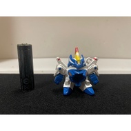 Takara B daman B-daman Bomberman Figure Sofubi Keychain Shiro-bon Robot