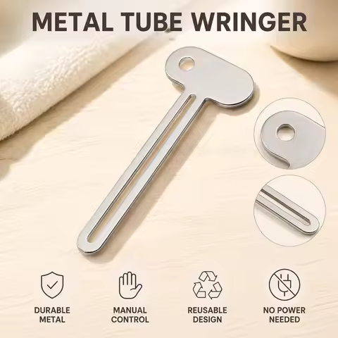 Metal Tube Wringer Toothpaste Squeezer Manual Toothpaste Dispenser, Bathroom Accessories Metal Tube 