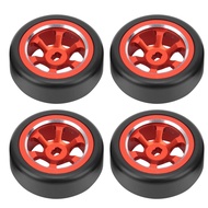 RC Drift Tire, 4pcs RC Metal Drift Tire RC Car Accessories Compatible with Wltoys K969 K989 P929 1/2