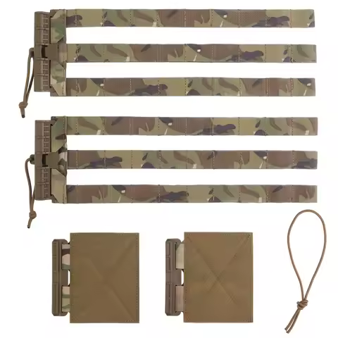 2Pcs Tactical Molle Quick Release Buckle LV119 AVS JPC SPC Hunting Airsoft Plate Carrier Vest Cummer