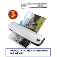 MONOLITH OL 389 A3 LAMINATOR (A5, A4, A3) Laminator Machine, laminate machine, laminate, Laminator