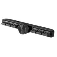 [ ]Volume Adjustment Remote Control Wireless for Multimedia 7 Keys LED Car Controller Answer Functio