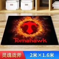 Drum Set Carpet Anti-Slip Mat Jazz Drum Pad Shock Absorption Electronic Drum Mat Soundproof Mat Thic