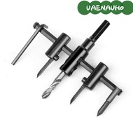 UAENAUH0 Adjustable Hole Saw Kit, Adjustable Diameter 30-120mm Range Circle Hole Cutter, Multi-Blade