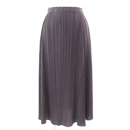 狀況極佳 △ 三宅一生PLEATS PLEASE PLEASE PP93-JG185 及膝半身裙，灰色，2 碼，日本製造，正品，女款。