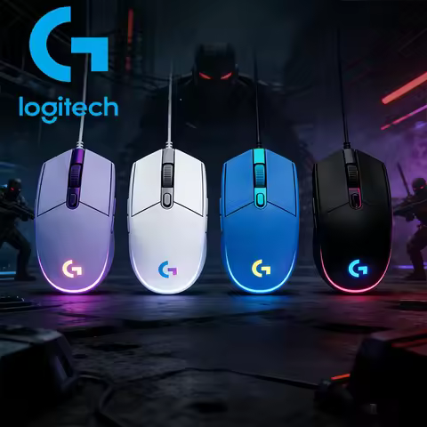 Logitech G102 2nd Gen Wired Mouse, RGB Gaming Light, Macro Side Buttons – Esports Essential