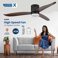 [1-2 Day Delivery] 46"/52"DC Smart Ceiling Fan w/ LED Light |3 Tone LED|Remote Control