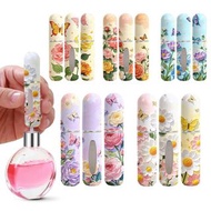 立體浮雕花卉圖案5Ml香水分裝瓶, 旅行必需品