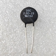 ((10 Pcs) DSC2.5 D-15 P7.5mm Thermal Resistor Same as NTC2.5 D-15 Universal Resistance Value 2R5 Dia
