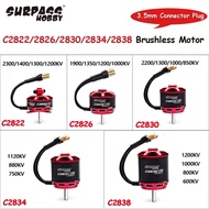 Surpass Hobby V2 C2822 C2826 C2830 C2834 C2838 Outrunner Brushless Motor for RC Fixed-wing Aircraft 