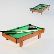 Mini billiard table, size L, size 69 x 37 x 17 cm, billiard board game, wooden material