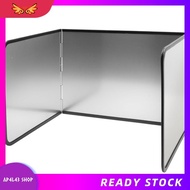 [ap4l43.] Grease Splatter Screen Splatter Guard for Frying Non-Stick 3 Sided Foldable Stainless Stee