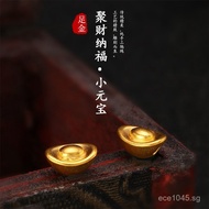 Bead Bracelet3D Lulutong Pure Gold Ingot Hard Gold Pure Gold Men and Women Baby Wealth Attraction999