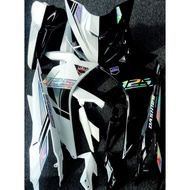 COVERSET MOTOR HLD BRAND HONDA DASH 110/125 TWO FACE DESIGN COLOUR CHROME RAINBOW STRIPE