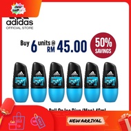 ⭐ ⭐READY STOCK⭐ ⭐ Bundle Of 6 Adidas Deodorant Roll On Ice Dive Men 40ML