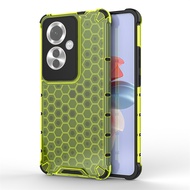 Oppo Reno11 F 5G Shockproof Bumper Transparent Honeycomb Casing For Oppo Reno11F Reno 11F Reno 11 F 