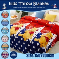 1PCS Kids Blankets Super Soft Fleece Blanket Design For Toddlers 150 x 200cm or 59 x 79inches