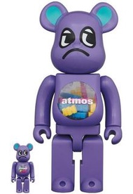 bearbrick atmos & badmood 100%&400%