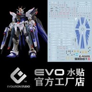 【魯巴夢想飛船】EVO RG 14 Strike Freedom 攻擊自由 鋼彈 模型 螢光 水貼