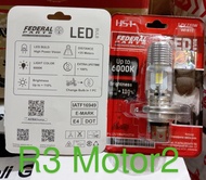 Bohlam Lampu depan LED K3 federal 12v 7/8 Watt motor sport Vixion Byson R15 lama CBR 150 lama dan ve