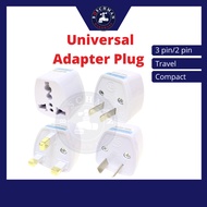 3-Pin 2-pin Universal Adapter Plug Head Conversion Plug UK Plug Socket US EU AUS Plug Adaptor Socket