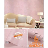 Fr20fr21 Home Wallpaper Wall Sticker Pink Rose Flower - 45Cm X 10m Rfr201R515