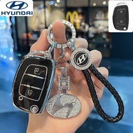 Tup Folding Car Key Case Compatible with Hyundai H1 Hyundai Key Cover Keychain U7PX