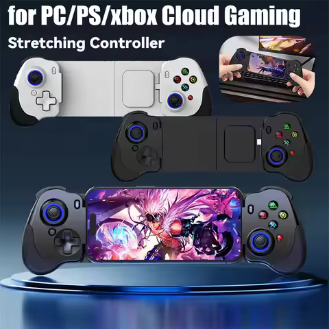 N01 Wired Stretching Gamepad Controller Type c For Android i15 Mobile Streaming For PC/PS/Xbox Cloud