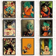 Unique Japanese Style Dragon Ball Movie Character Wall Painting MS228