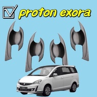 PROTON EXORA Car Door Handle Bowl Cover Protector 3D Carbon penutup pemegang pintu kereta