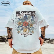 Fat Man 8XL Big Size T Shirt Oversize Men Short Sleeve Casual Loose Round Neck Top