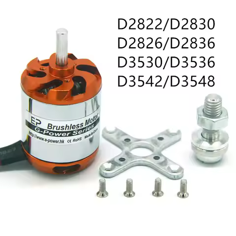 Brushless Motor 2-3S 2-4S D2822 D2830 D2826 D2836 D3530 D3536 D3542 D3548 For RC Mini Multicopters S